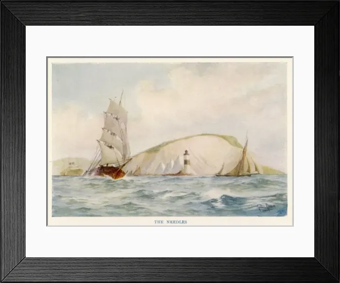 Framed Print : Isle of Wight / Needles Framed Print : Isle of Wight / Needles