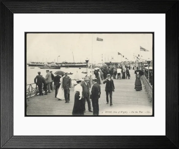 Framed Print : Isle of Wight / Ryde 1905 Framed Print : Isle of Wight / Ryde 1905