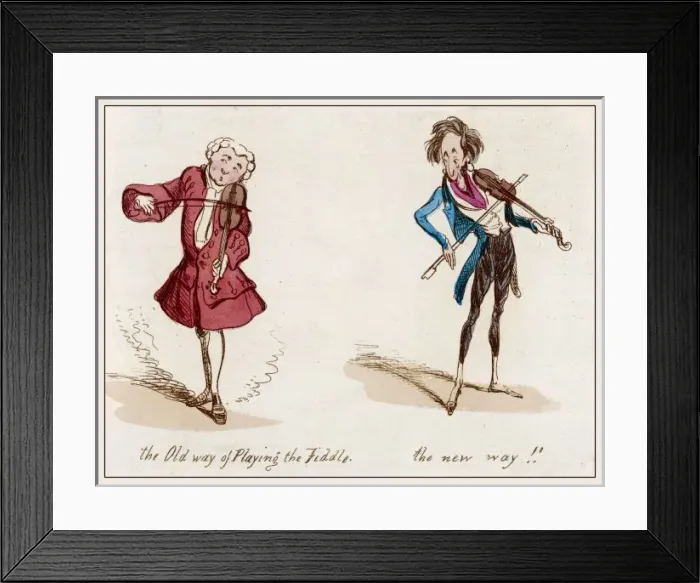 Framed Print : Violin, Old & New Ways Framed Print : Violin, Old & New Ways