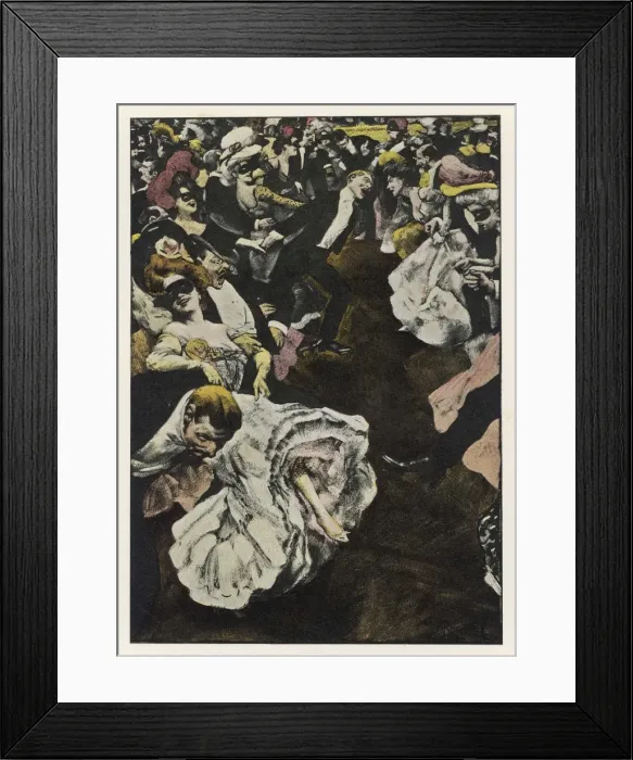 Framed Print : German Masked Ball Framed Print : German Masked Ball