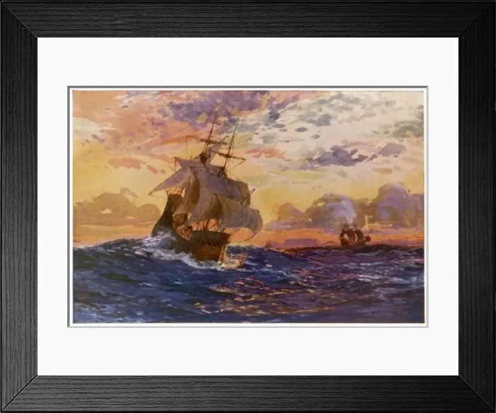Framed Print : Vasco Da Gama Ships Framed Print : Vasco Da Gama Ships