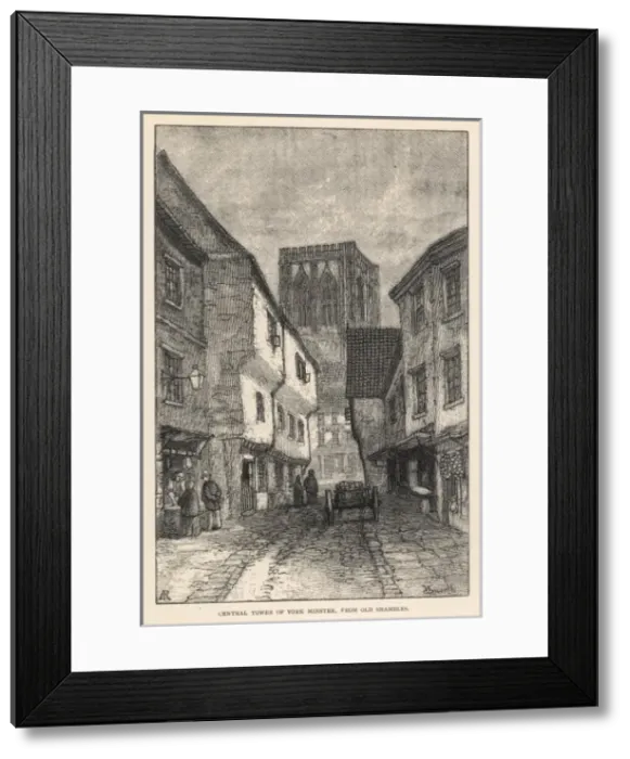 Framed Print : York / Shambles 1890S Framed Print : York / Shambles 1890S