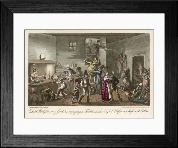 Framed Print : French Cellar Cafe 1822 Framed Print : French Cellar Cafe 1822