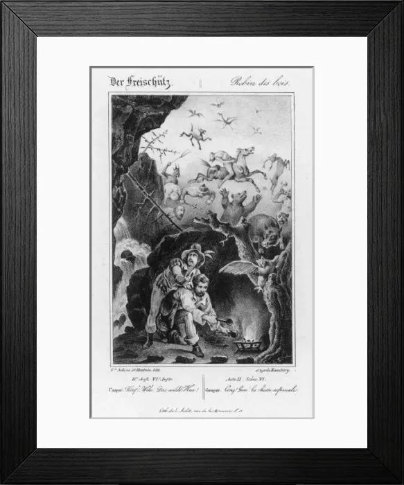 Framed Print : Freischutz : Wild Hunt Framed Print : Freischutz : Wild Hunt