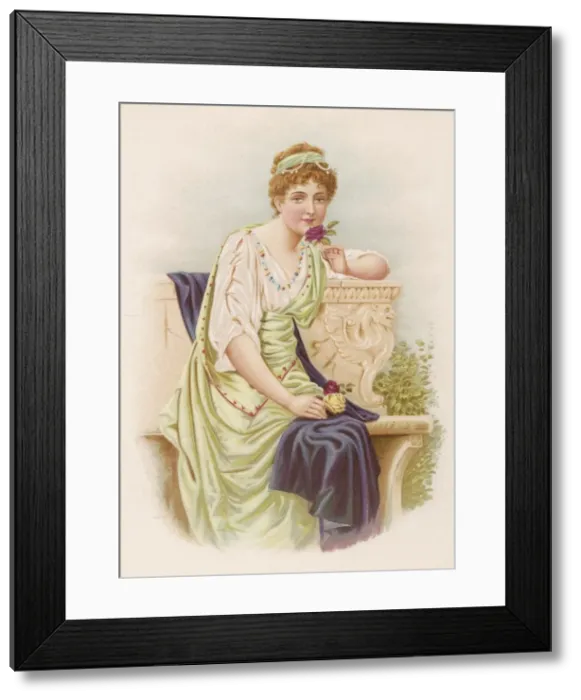 Framed Print : Roman-British Woman Framed Print : Roman-British Woman