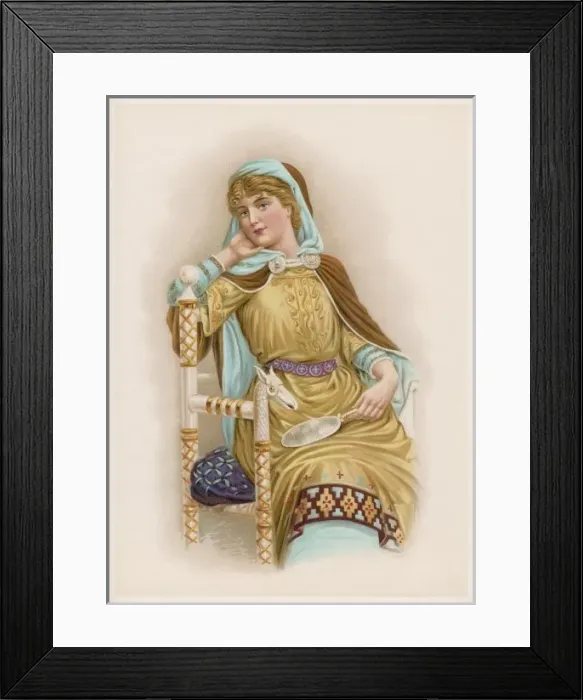 Framed Print : 15th Century Woman Framed Print : 15th Century Woman