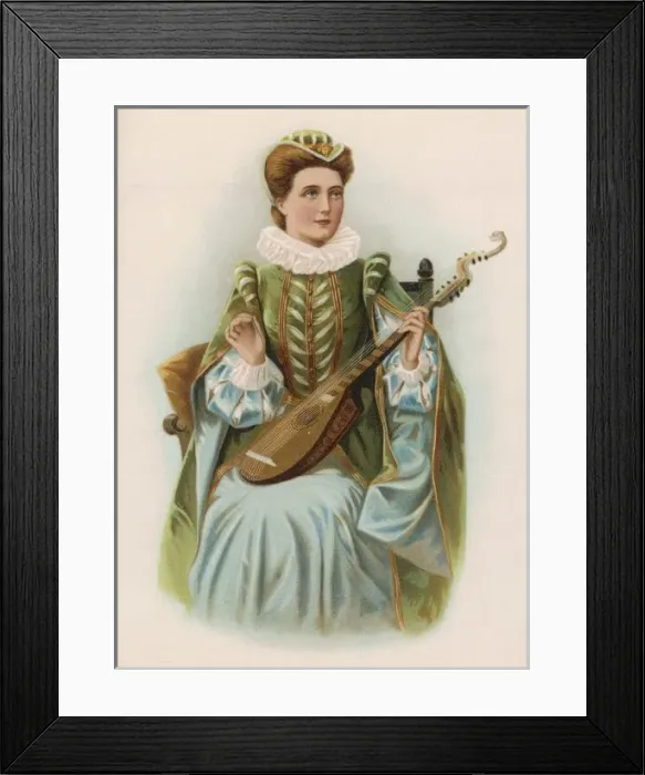 Framed Print : Late 16th Century Woman Framed Print : Late 16th Century Woman
