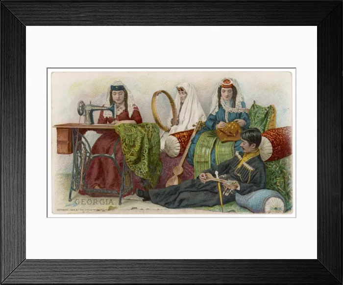 Framed Print : Singer Sewing / Georgia Framed Print : Singer Sewing / Georgia
