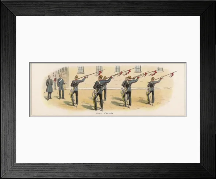 Framed Print : Lance Exercise Framed Print : Lance Exercise