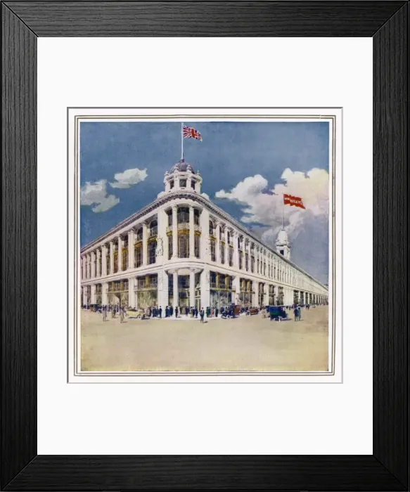 Framed Print : WHITELEYs STORE, 1912 Framed Print : WHITELEYs STORE, 1912