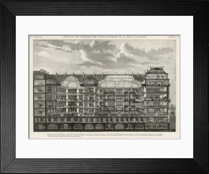 Framed Print : LA Belle Jardiniere 1878 Framed Print : LA Belle Jardiniere 1878