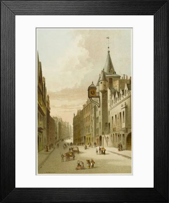 Framed Print : Edinburgh / Canongate / Toll Framed Print : Edinburgh / Canongate / Toll