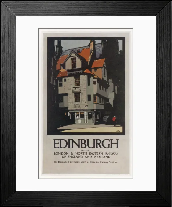 Framed Print : Edinburgh / Canongate / Knox Framed Print : Edinburgh / Canongate / Knox