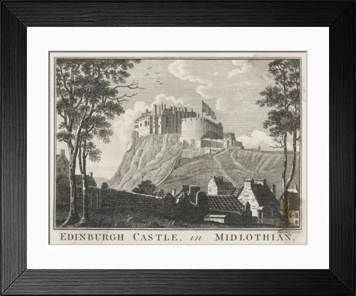 Framed Print : Edinburgh Castle / 1769 Framed Print : Edinburgh Castle / 1769