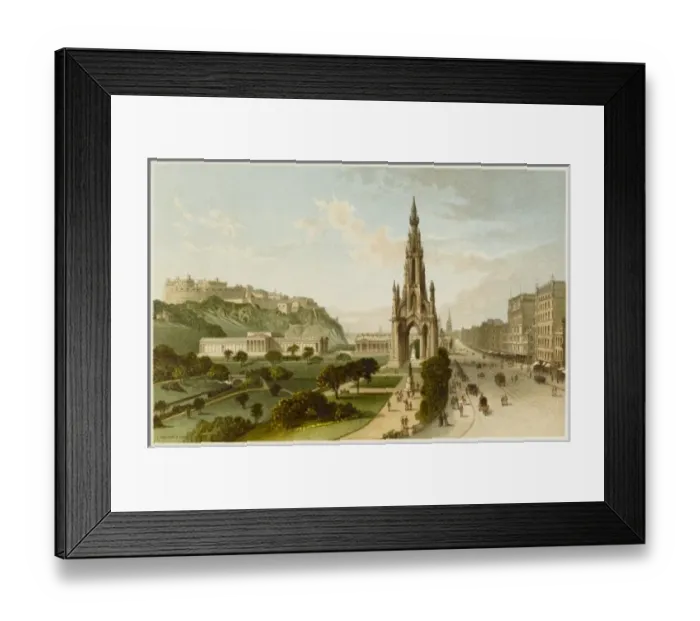 Framed Print : Edinburgh / Princes Street Framed Print : Edinburgh / Princes Street