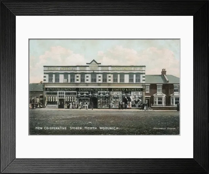 Framed Print : Co-Operative Store C1900 Framed Print : Co-Operative Store C1900