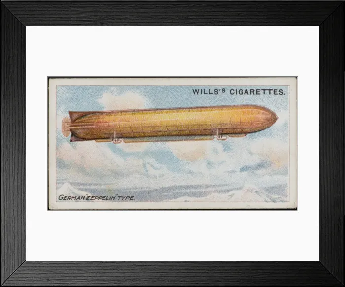 Framed Print : Zeppelin Lz-2 (Cig. Card) Framed Print : Zeppelin Lz-2 (Cig. Card)