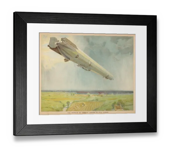 Framed Print : Zeppelin Lz-3 Framed Print : Zeppelin Lz-3