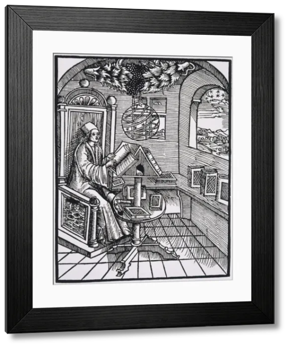 Framed Print : Scholar Reading Journal Framed Print : Scholar Reading Journal