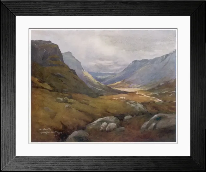 Framed Print : Glencoe / Smith 1906 Framed Print : Glencoe / Smith 1906