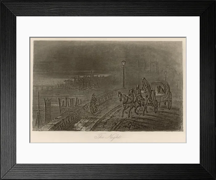 Framed Print : Bleak House / The Night Framed Print : Bleak House / The Night