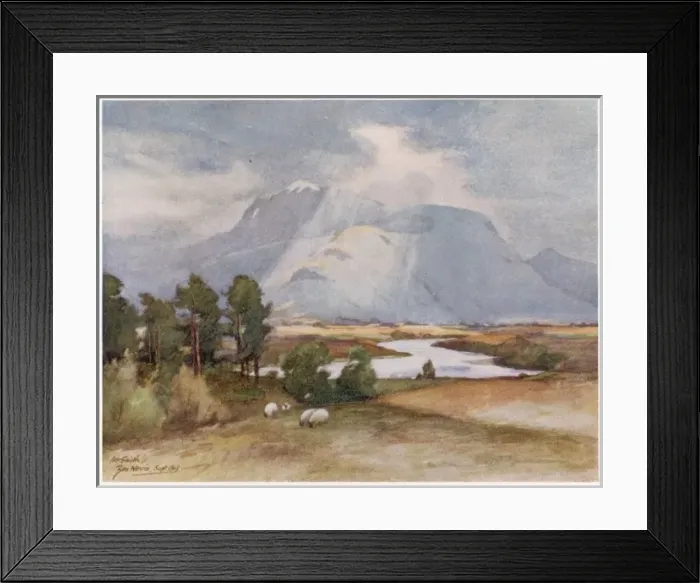 Framed Print : Ben Nevis / Scotland 1906 Framed Print : Ben Nevis / Scotland 1906
