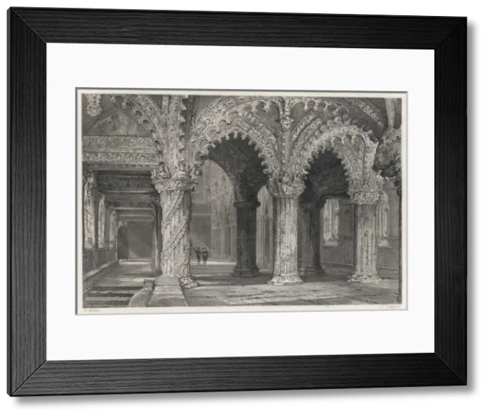 Framed Print : Rosslyn Chapel 1835 Framed Print : Rosslyn Chapel 1835