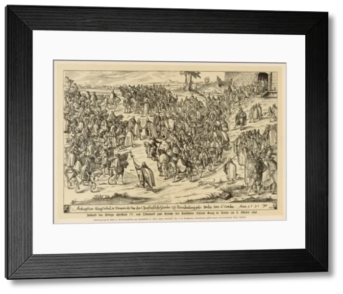 Framed Print : Danish King Visits Framed Print : Danish King Visits