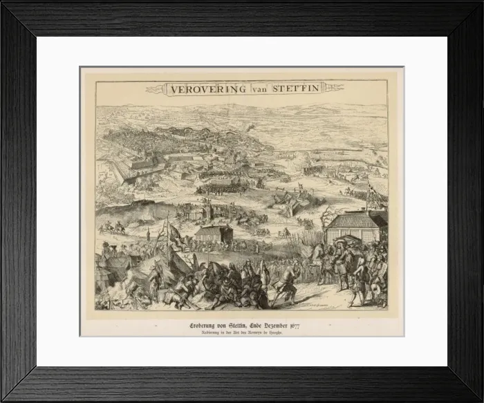 Framed Print : Prussians Take Stettin Framed Print : Prussians Take Stettin