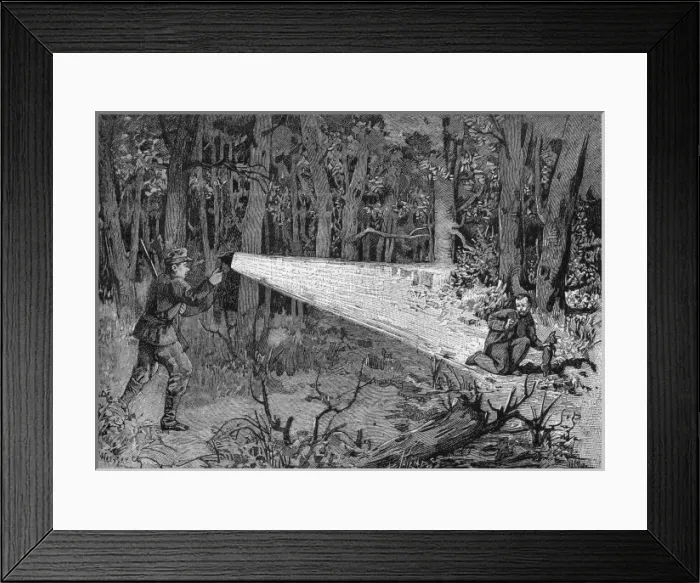 Framed Print : Portable Searchlight Framed Print : Portable Searchlight