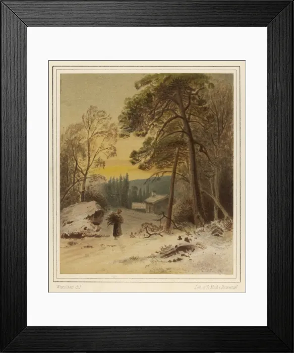 Framed Print : Christmas / Firewood 19Th Framed Print : Christmas / Firewood 19Th