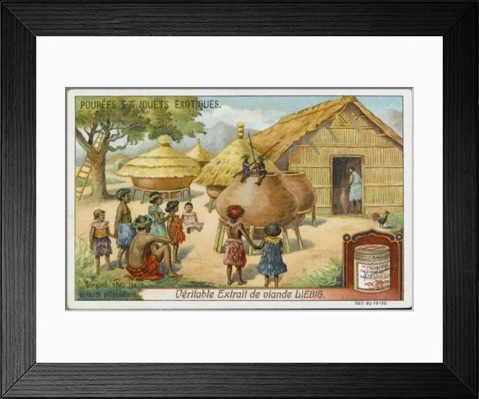 Framed Print : Polynesian Dolls C1900 Framed Print : Polynesian Dolls C1900