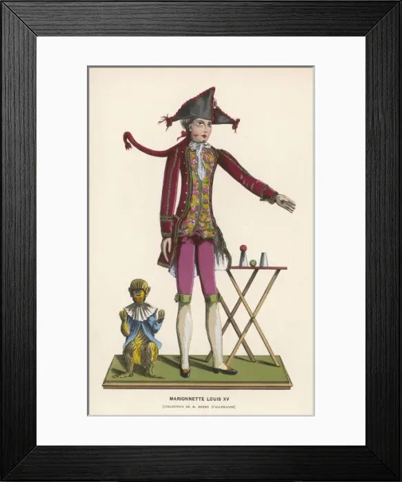Framed Print : 18th Century Marionette Framed Print : 18th Century Marionette