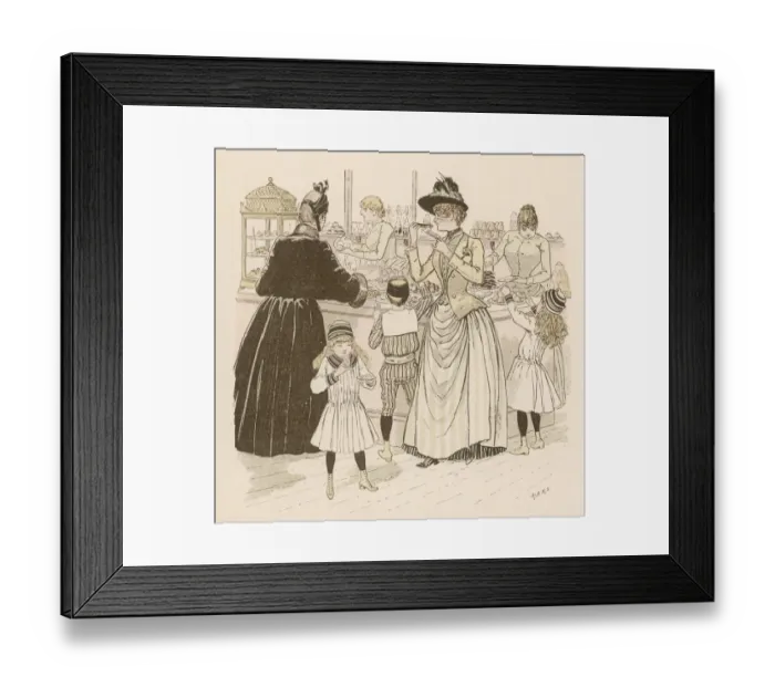 Framed Print : Paris Patisserie / 1890 Framed Print : Paris Patisserie / 1890