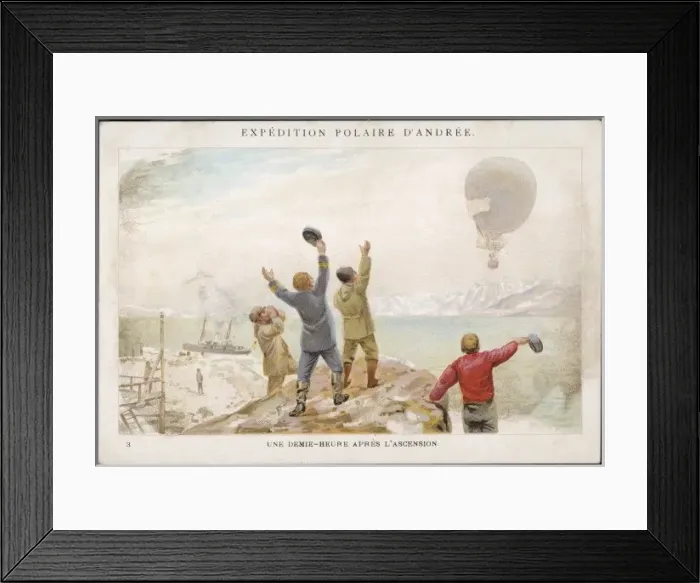 Framed Print : Andrees Departure Framed Print : Andrees Departure