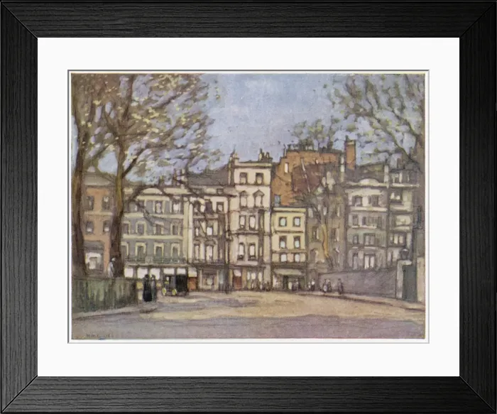 Framed Print : Berkeley Square / East Framed Print : Berkeley Square / East