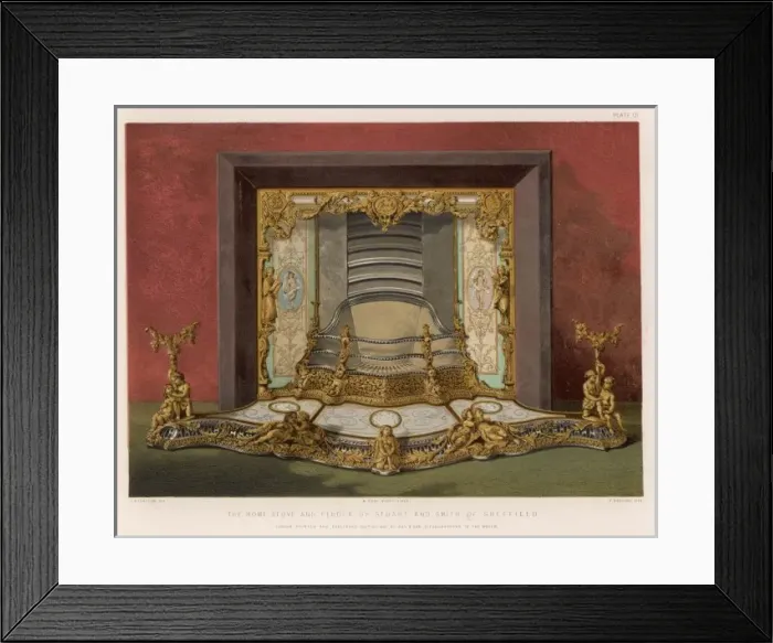 Framed Print : STOVE, 1851 Framed Print : STOVE, 1851