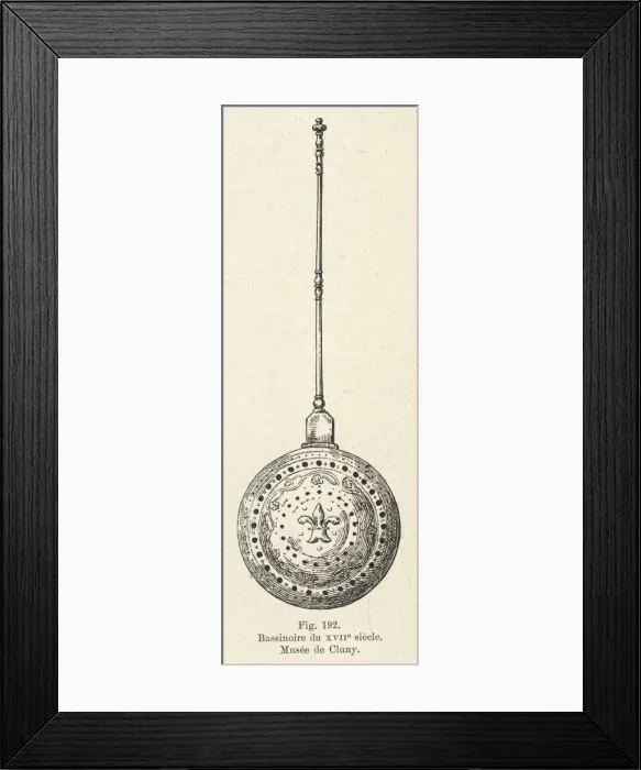 Framed Print : Bassinoire of C17 Framed Print : Bassinoire of C17