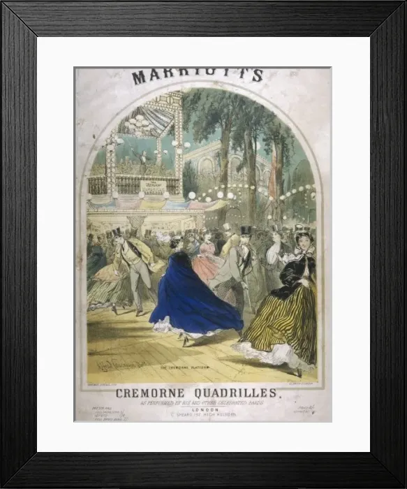 Framed Print : Cremorne Gardens / C19 Framed Print : Cremorne Gardens / C19