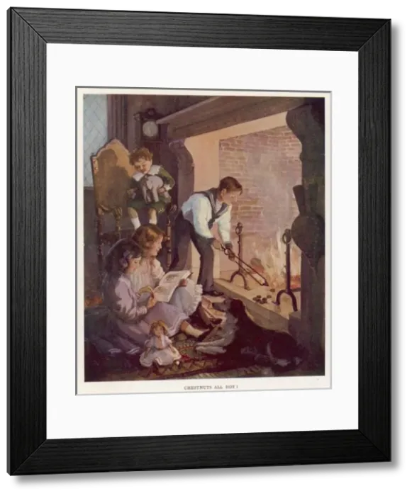 Framed Print : Roasting Chestnuts Framed Print : Roasting Chestnuts