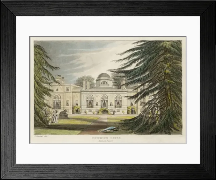 Framed Print : Chiswick House / Gendall Framed Print : Chiswick House / Gendall