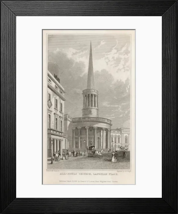 Framed Print : All Souls Langham Place Framed Print : All Souls Langham Place