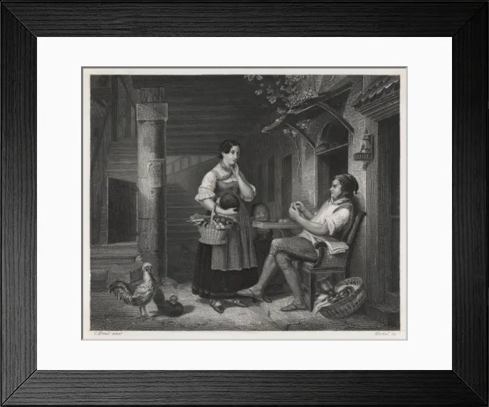 Framed Print : German Baker C18 Framed Print : German Baker C18