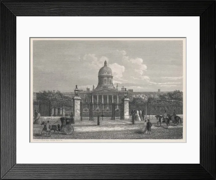 Framed Print : Bethlehem Hospital / 1860 Framed Print : Bethlehem Hospital / 1860