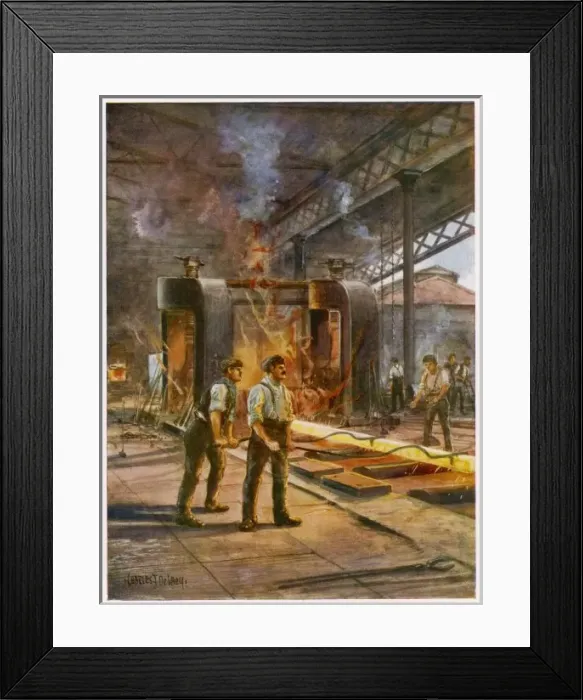 Framed Print : Rolling Steel Framed Print : Rolling Steel