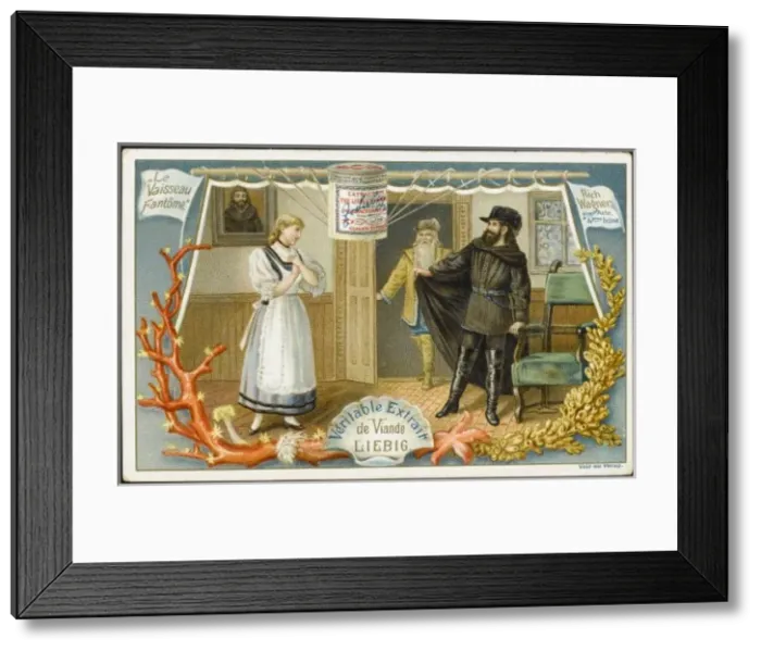 Framed Print : Senta Meets Dutchman Framed Print : Senta Meets Dutchman