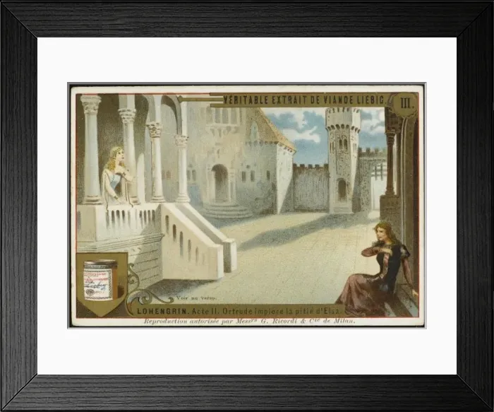 Framed Print : Ortrud Begs Elsas Pity Framed Print : Ortrud Begs Elsas Pity