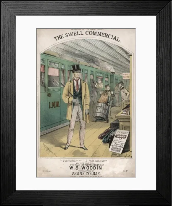 Framed Print : Rep on Platform Framed Print : Rep on Platform