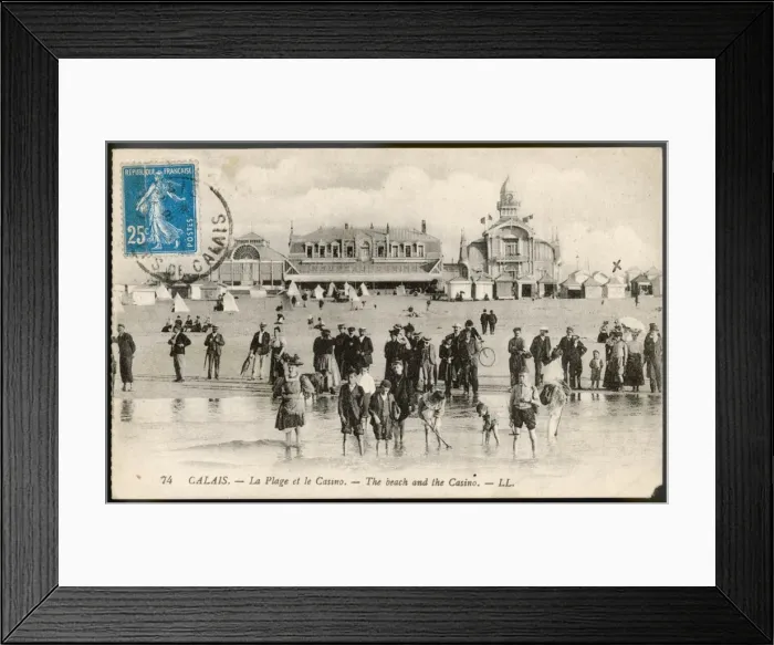 Framed Print : Calais Plage & Casino Framed Print : Calais Plage & Casino