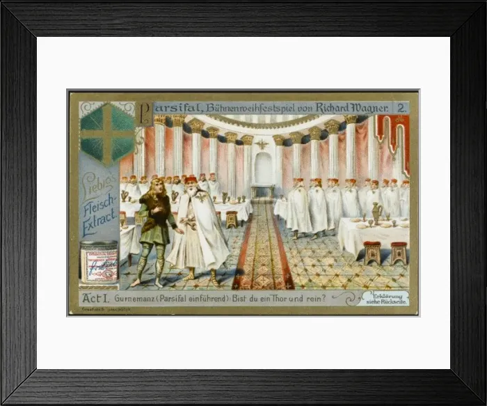 Framed Print : Parsifal - Liebig 2 Framed Print : Parsifal - Liebig 2